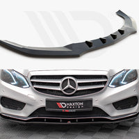 Maxton Design - FRONT SPLITTER V.1 MERCEDES E AMG-LINE SEDAN W212 FACELIFT (2012-2016)