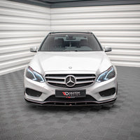 Maxton Design - FRONT SPLITTER V.1 MERCEDES E AMG-LINE SEDAN W212 FACELIFT (2012-2016)