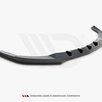 Maxton Design - FRONT SPLITTER V.1 MERCEDES E AMG-LINE SEDAN W212 FACELIFT (2012-2016)