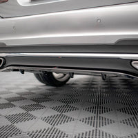 Maxton Design - REAR SPLITTER (VERTICAL BARS) MERCEDES E AMG-LINE SEDAN W212 FACELIFT (2012-2016)