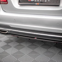 Maxton Design - REAR SPLITTER (VERTICAL BARS) MERCEDES E AMG-LINE SEDAN W212 FACELIFT (2012-2016)