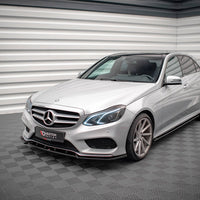 Maxton Design - FRONT SPLITTER V.2 MERCEDES E AMG-LINE SEDAN W212 FACELIFT (2012-2016)