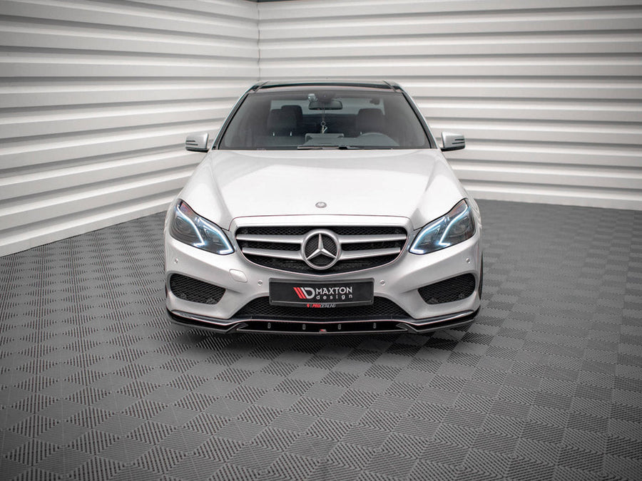 Maxton Design - FRONT SPLITTER V.2 MERCEDES E AMG-LINE SEDAN W212 FACELIFT (2012-2016)