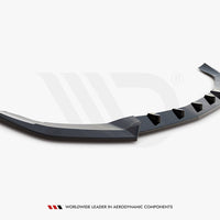 Maxton Design - FRONT SPLITTER V.2 MERCEDES E AMG-LINE SEDAN W212 FACELIFT (2012-2016)