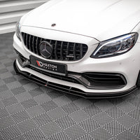 Maxton Design - FRONT SPLITTER V.1 MERCEDES-AMG C63 COUPE AMG AERO PACK C205 FACELIFT