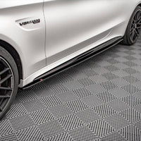 Maxton Design - SIDE SKIRTS DIFFUSERS V.1 MERCEDES-AMG C 63AMG COUPE C205 FACELIFT (2018-2021)