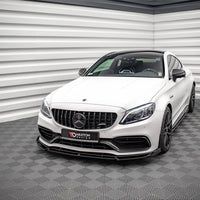 Maxton Design - FRONT SPLITTER V.2 MERCEDES-AMG C63 COUPE AMG AERO PACK C205 FACELIFT