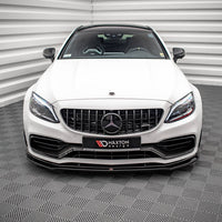 Maxton Design - FRONT SPLITTER V.3 MERCEDES-AMG C63 COUPE AMG AERO PACK C205 FACELIFT