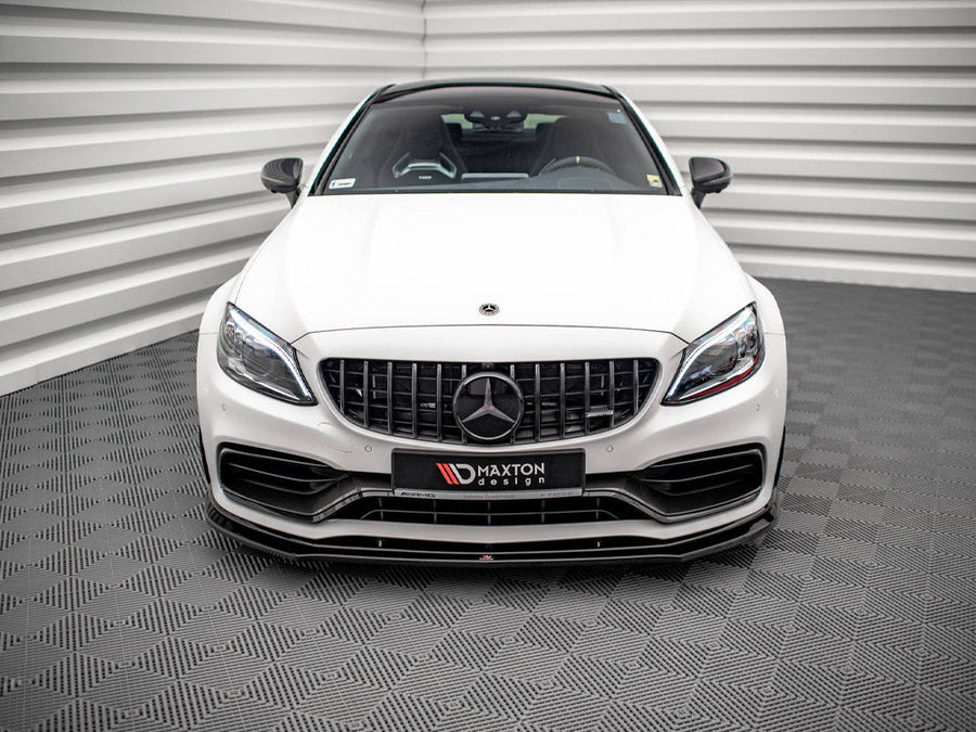 Maxton Design - FRONT SPLITTER V.3 MERCEDES-AMG C63 COUPE AMG AERO PACK C205 FACELIFT