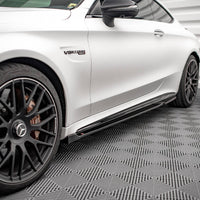 Maxton Design - SIDE SKIRTS DIFFUSERS V.2 MERCEDES-AMG C 63AMG COUPE C205 FACELIFT