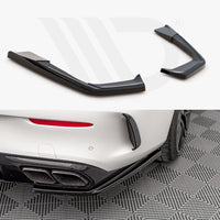Maxton Design - REAR SIDE SPLITTERS MERCEDES-AMG C 63AMG COUPE C205 FACELIFT