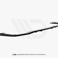 Maxton Design - REAR SPLITTER (VERTICAL BARS) MERCEDES-AMG C 63AMG COUPE AMG AERO PACK C205 FACELIFT
