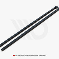 Maxton Design - SIDE SKIRTS DIFFUSERS FIAT 500 ABARTH MK1 FACELIFT (2016-2023)