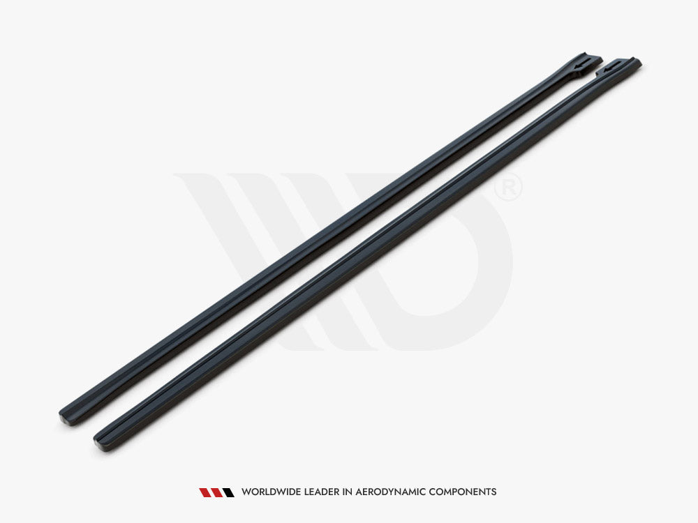 Maxton Design - SIDE SKIRTS DIFFUSERS FIAT 500 ABARTH MK1 FACELIFT (2016-2023)