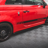 Maxton Design - SIDE SKIRTS DIFFUSERS FIAT 500 ABARTH MK1 FACELIFT (2016-2023)