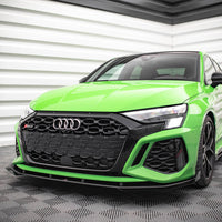 Maxton Design - STREET PRO FRONT SPLITTER V.1 (+FLAPS) AUDI RS3 8Y (2020-)