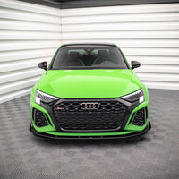 Maxton Design - STREET PRO FRONT SPLITTER V.1 (+FLAPS) AUDI RS3 8Y (2020-)