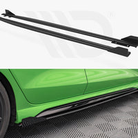 Maxton Design - STREET PRO SIDE SKIRTS DIFFUSERS (+FLAPS) AUDI RS3 SEDAN 8Y (2020-)