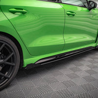 Maxton Design - STREET PRO SIDE SKIRTS DIFFUSERS (+FLAPS) AUDI RS3 SEDAN 8Y (2020-)