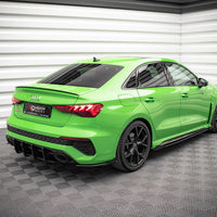 Maxton Design - STREET PRO REAR SIDE SPLITTERS (+FLAPS) AUDI RS3 SEDAN 8Y (2020-)