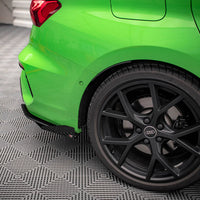 Maxton Design - STREET PRO REAR SIDE SPLITTERS (+FLAPS) AUDI RS3 SEDAN 8Y (2020-)