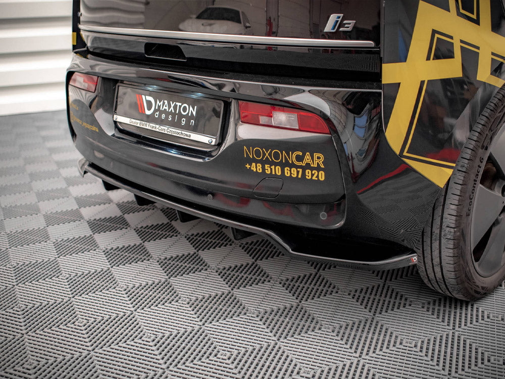 Maxton Design - CENTRAL REAR SPLITTER (VERTICAL BARS) BMW I3 MK1 FACELIFT (2017-2022)