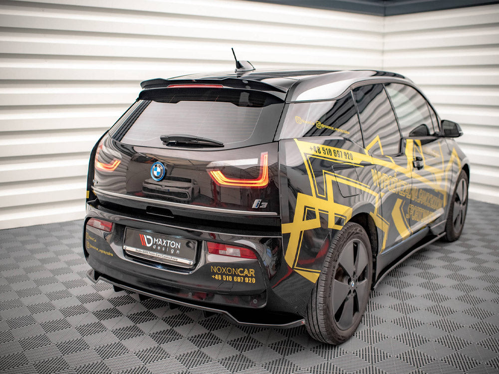 Maxton Design - CENTRAL REAR SPLITTER (VERTICAL BARS) BMW I3 MK1 FACELIFT (2017-2022)