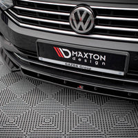 Maxton Design - FRONT SPLITTER V.1 VW PASSAT B8 FACELIFT (2019-2023)
