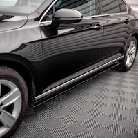 Maxton Design - SIDE SKIRTS DIFFUSERS VW PASSAT B8 FACELIFT (2019-2023)
