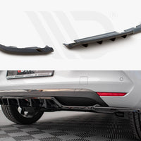 Maxton Design - CENTRAL REAR SPLITTER (VERTICAL BARS) RENAULT CLIO MK5 (2019-2023