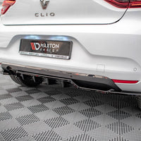 Maxton Design - CENTRAL REAR SPLITTER (VERTICAL BARS) RENAULT CLIO MK5 (2019-2023