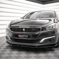 Maxton Design - FRONT SPLITTER V.1 PEUGEOT 508 GT MK1 FACELIFT (2014-2018)