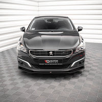 Maxton Design - FRONT SPLITTER V.2 PEUGEOT 508 GT MK1 FACELIFT (2014-2018)