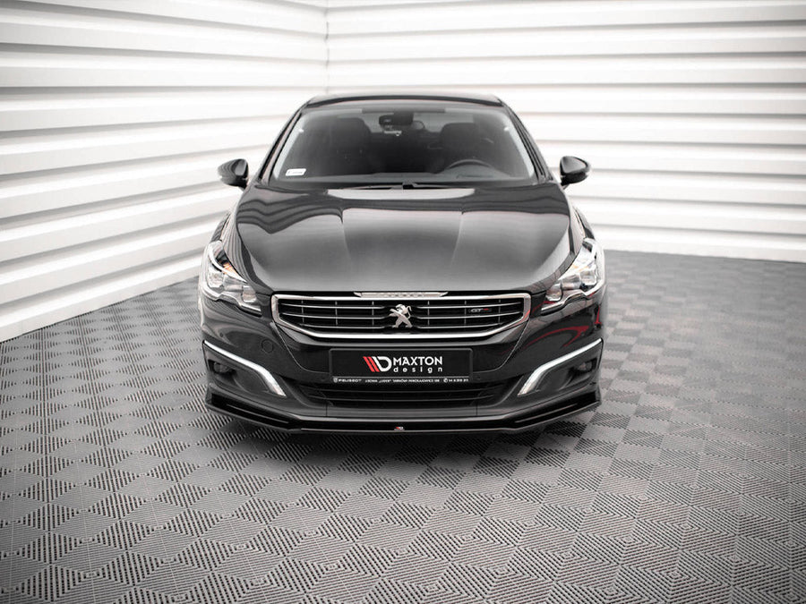 Maxton Design - FRONT SPLITTER V.2 PEUGEOT 508 GT MK1 FACELIFT (2014-2018)