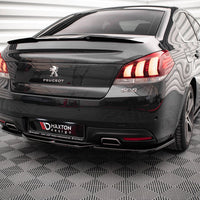 Maxton Design - CENTRAL REAR SPLITTER (VERTICAL BARS) PEUGEOT 508 GT MK1 FACELIFT (2014-2018)