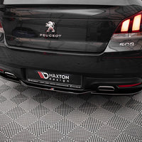 Maxton Design - CENTRAL REAR SPLITTER (VERTICAL BARS) PEUGEOT 508 GT MK1 FACELIFT (2014-2018)