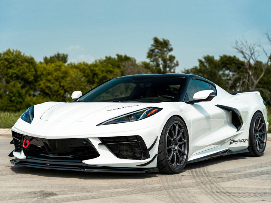 Maxton Design - FRONT SPLITTER CHEVROLET CORVETTE C8 (2020-)