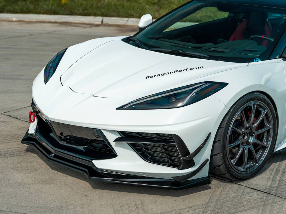 Maxton Design - FRONT SPLITTER CHEVROLET CORVETTE C8 (2020-)