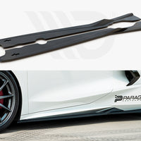 Maxton Design - SIDE SKIRTS DIFFUSERS CHEVROLET CORVETTE C8 (2020-)