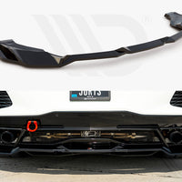 Maxton Design - CENTRAL REAR SPLITTER CHEVROLET CORVETTE C8 (2020-)