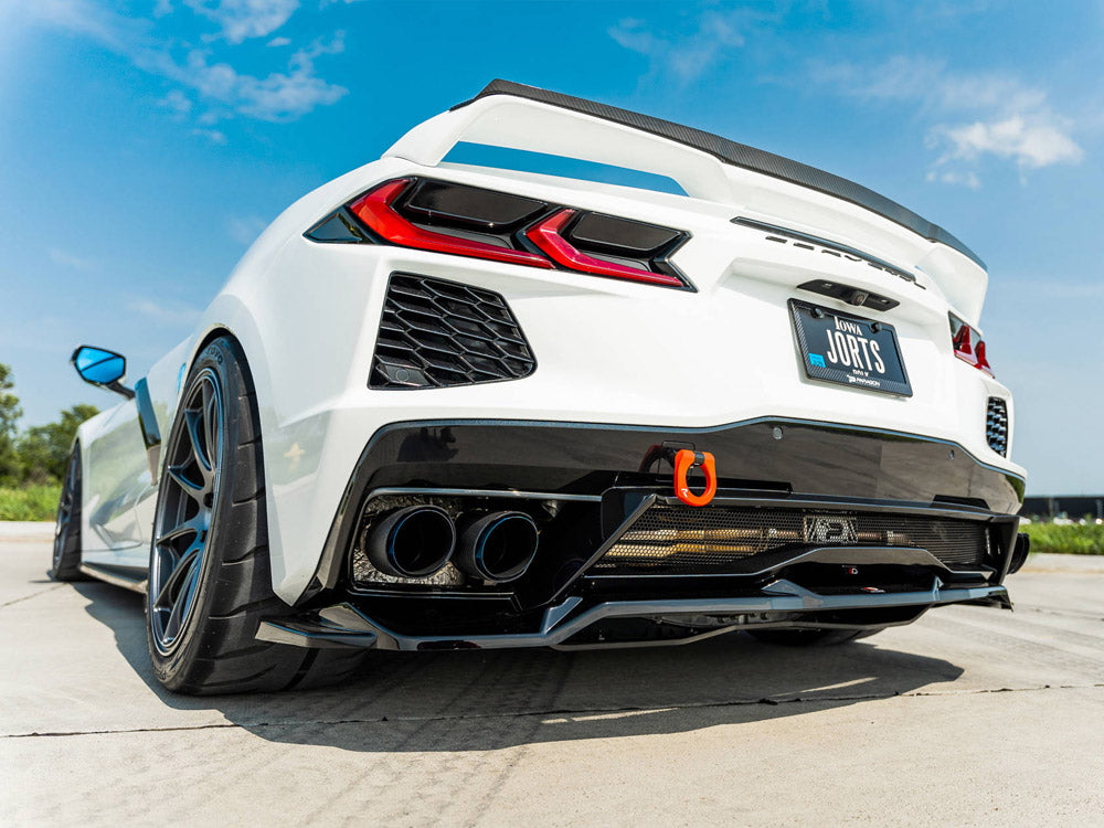 Maxton Design - CENTRAL REAR SPLITTER CHEVROLET CORVETTE C8 (2020-)