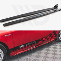 Maxton Design - SIDE SKIRTS DIFFUSERS V.1 + FLAPS TOYOTA COROLLA GR SPORT HATCHBACK XII