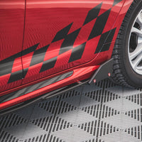 Maxton Design - SIDE SKIRTS DIFFUSERS V.1 + FLAPS TOYOTA COROLLA GR SPORT HATCHBACK XII