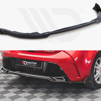 Maxton Design - CENTRAL REAR SPLITTER (+FLAPS) TOYOTA COROLLA GR SPORT HATCHBACK XII (2019-2023)