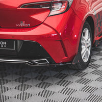 Maxton Design - CENTRAL REAR SPLITTER (+FLAPS) TOYOTA COROLLA GR SPORT HATCHBACK XII (2019-2023)