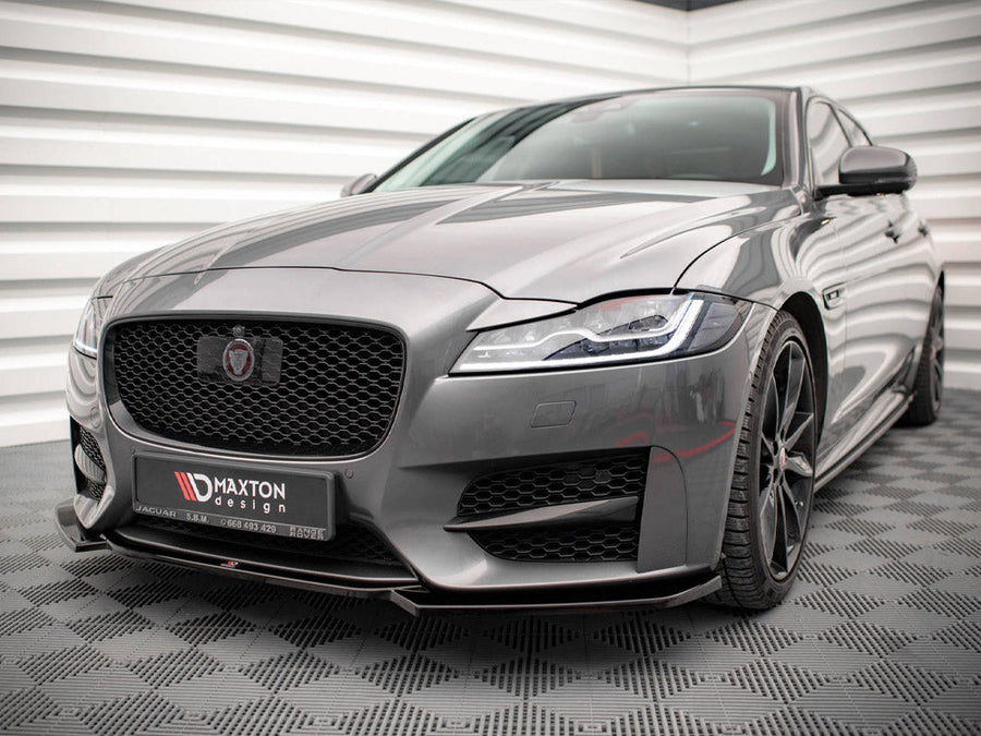 Maxton Design - FRONT SPLITTER V.1 JAGUAR XF R-SPORT MK2 (2015-2020)