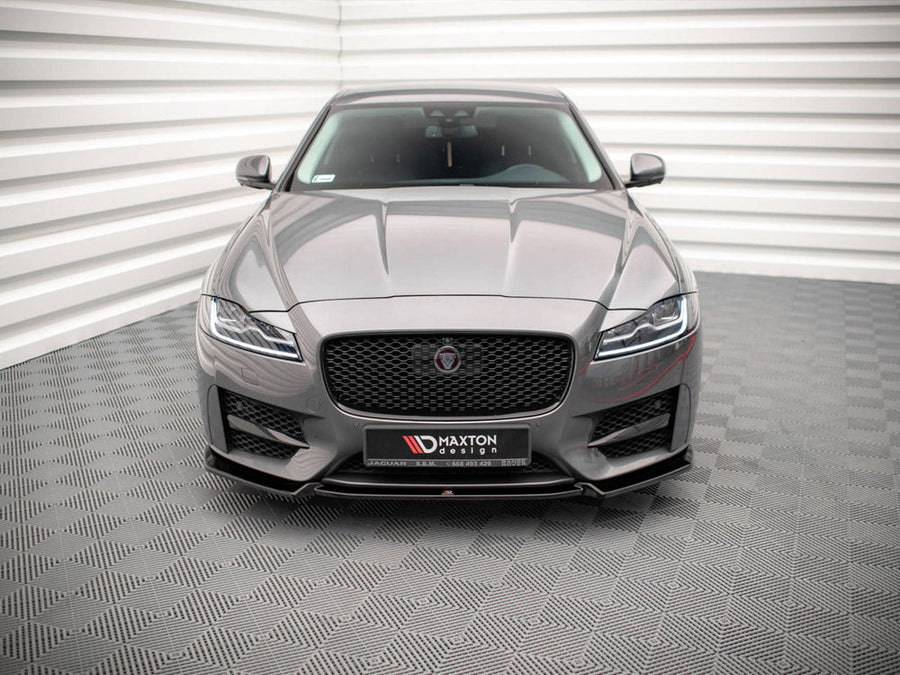 Maxton Design - FRONT SPLITTER V.2 JAGUAR XF R-SPORT MK2 (2015-2020)