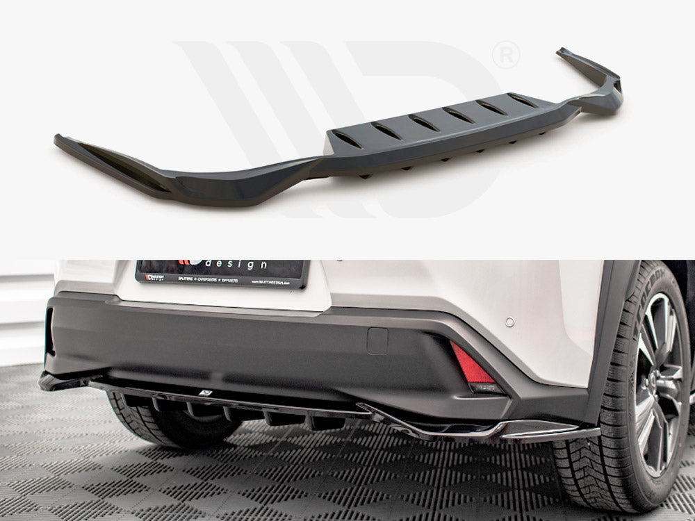 Maxton Design - CENTRAL REAR SPLITTER (VERTICAL BARS) LEXUS UX MK1 (2018-)