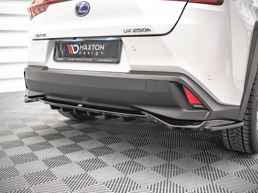 Maxton Design - CENTRAL REAR SPLITTER (VERTICAL BARS) LEXUS UX MK1 (2018-)