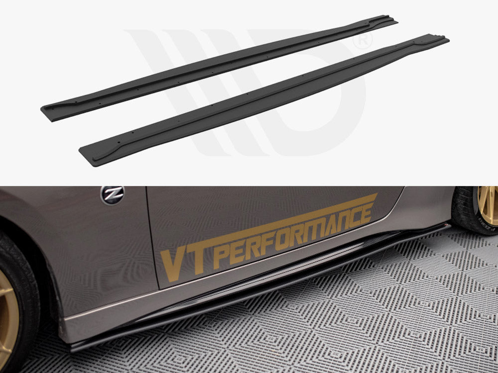 Maxton Design - STREET PRO SIDE SKIRTS DIFFUSERS NISSAN 370Z NISMO FACELIFT (2014-2020)